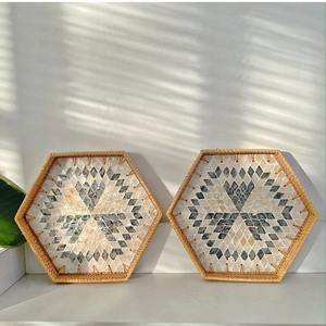 ถาดรองซับน้ำแบบฝังทำจากหวายสำหรับผู้ค้าปลีกโมเสค - Product Image 5