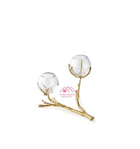 3 bougeoirs bougeoirs avec 3 bougeoirs en métal votifs en verre et bougeoirs pour la décoration intérieure - Product Image 3