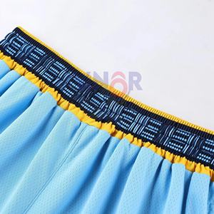 Vente en gros vierge personnalisée Ensemble d'uniformes de basket-ball à séchage rapide respirant imprimé par sublimation pour hommes Service OEM - Product Image 5