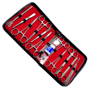 Tudent Anima l Kit de dissection en acier inoxydable matériau métallique Suture pratique Instruments de dissection Instruments chirurgicaux base - Product Image 1