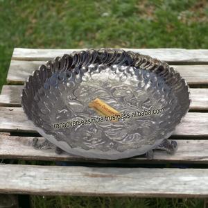 Vente chaude de haute qualité en métal aluminium Urli bol Logo personnalisé maison réception décor comptoir pièce maîtresse grande idée cadeau - Product Image 2