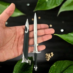 Fantasy Mini <b>Swords</b> | Mini King <b>Sword</b> Miniatures| <b>Sword</b> Miniatures | Medieval Letter Opener, Keychain Knife <b>Sword</b> Pendent - Product Image 3