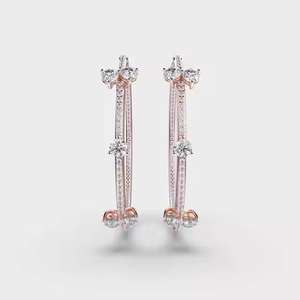 ต่างหูระย้าเพชรหรูหราเครื่องประดับที่สมบูรณ์แบบสำหรับคืนงานกาล่าดินเนอร์และความเย้ายวนใจพรมแดงจากอินเดีย - Product Image 1