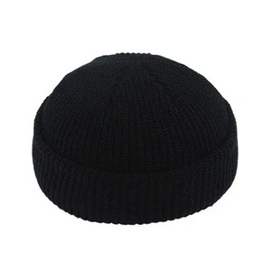 Gorro de punto cálido para invierno, gorro de esquí de estilo Hip Hop de Color sólido a la moda para hombres y mujeres, gorro elástico suave - Product Image 6