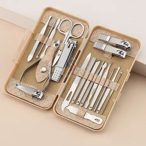 Ensemble de manucure en acier inoxydable en gros ensembles de pédicure de soins personnels kit de toilettage professionnel pour la vente en ligne - Product Image 3