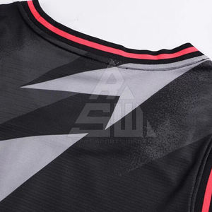 Uniforme de basket-ball pour hommes de haute qualité, personnalisé, respirant, grande taille, léger, 100% polyester - Product Image 4