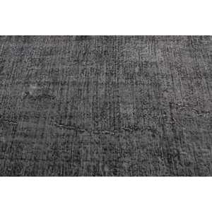 พรมตุรกีขนาด 5.1x8.2 ฟุต, พรมวินเทจ, พรมลายตารางสีเทาทำจากขนสัตว์ - Product Image 5