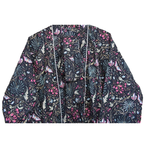 Kimono Peignoir en coton Robe de nuit d'été ouverte sur le devant pour femmes Robe de plage - Product Image 6