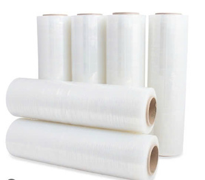 Film étirable transparent Lldpe Film rétractable Rouleau de pellicule plastique Polyéthylène Paquet Carton Transparent - Product Image 3