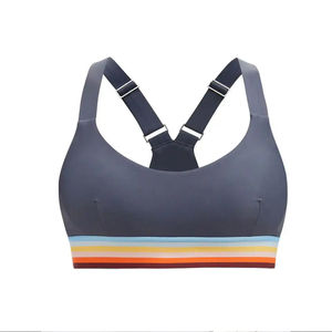 สปอร์ตบราสำหรับผู้หญิงเสื้อผ้าออกกำลังกายขนาดพิเศษน้ำหนักเบามีโลโก้ด้านหน้ารองรับสูงมาใหม่คุณภาพสูง - Product Image 1