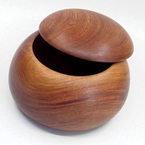 Urna de cremación redonda de madera ecológica para humanos y mascotas con aspecto moderno de Vietnam - Product Image 4