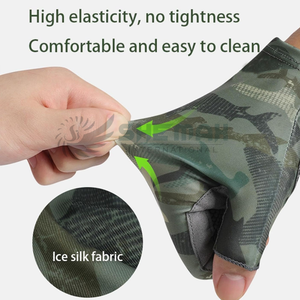 Thermal waterproof <b>fishing</b> gloves with insulated interior wind blocking outer layer and strong <b>grip</b> for winter angling condition - Product Image 2