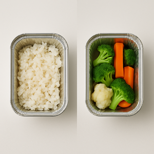 Contenedores de comida desechables de papel de aluminio de suministro de fábrica de Vietnam para llevar OEM ecológico al por mayor - Product Image 1