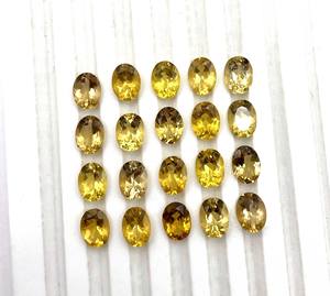 Igi ได้รับการรับรองจากโรงงานหินอัญมณีเบริลสีเหลืองธรรมชาติขนาด3*5-9*11มม. ทรงวงรีสำหรับการทำเครื่องประดับ - Product Image 4