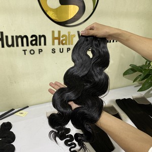 Extensiones de cabello humano 100% brasileño, pelo ondulado de Color Natural de alta calidad, muestra gratis - Product Image 2