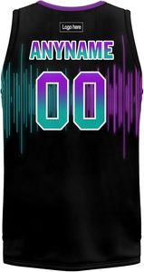 Tenue de basket-ball personnalisée respirante et imprimée, kit complet pour adultes et jeunes, 100% polyester, uniformes de basket-ball - Product Image 3