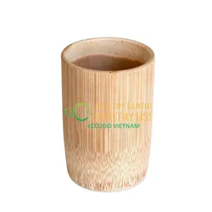 Eco2go copo de bebidas de bambu reutilizável, de alta qualidade do vietnã, uso de bebidas no hotel, festa, casamento,... No vietnã
