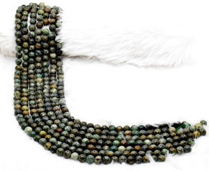 Vente en gros Anshul Impex – Perles rondes de 8 mm en turquoise africaine naturelle de qualité supérieure, pour la méditation et la mode - Product Image 1