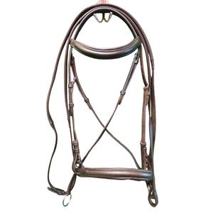 Ensemble d'équipement d'équitation durable et abordable, bride en cuir véritable, fabriquée à la main, réglable de haute qualité, meilleure vente - Product Image 1