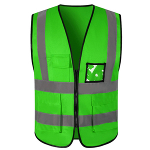 Hommes de haute qualité à manches longues gilet de travail hiver haute visibilité sécurité réfléchissant logo personnalisable en gros - Product Image 4