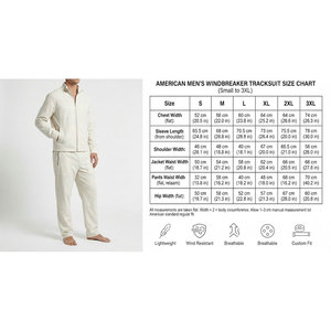Survêtement en nylon avec logo personnalisé, veste coupe-vent légère, pantalon, usine OEM ODM - Product Image 5