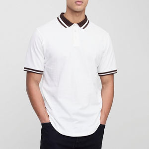 Polos de manga corta para hombre con logotipo personalizado de nuevo diseño, polos informales para hombre, polos de algodón - Product Image 1