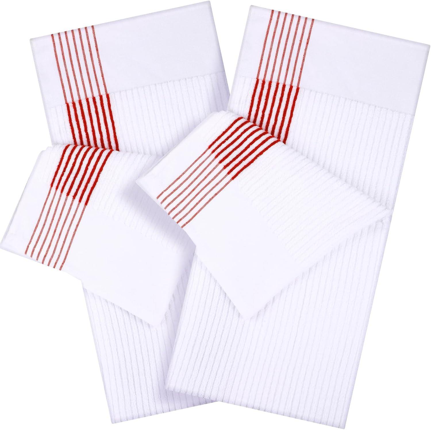 White With Red Stripe