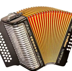 El Mejor Proveedor de Acordeones Diatónicos Hohner 3500FB II Nuevos, 31 Botones, FBbEb Sol, con Correa y Estuche Negro - Product Image 1