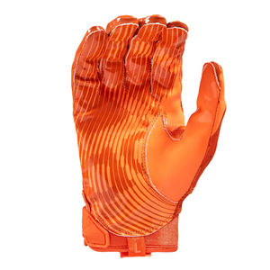Nouveau modèle de gants de football américain de couleur unie avec logo personnalisé pour hommes et gants de football américain avec logo personnalisé à séchage rapide - Product Image 3