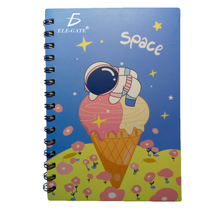 สมุดบันทึกแบบมีเส้นบรรทัด 80 หน้า ปกแบบมีช่องว่าง ปกโลหะ เข้าเล่มแบบเกลียวความร้อน ขนาด B6 B5 A6 สำหรับใช้ในโรงเรียน 100 แผ่น - Product Image 2