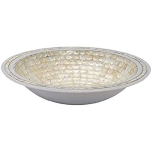 ชามเปลือกหอยมุกธรรมชาติขัดเงา เป็นมิตรกับสิ่งแวดล้อม ทนทาน ทำด้วยมือ หรูหรา ทันสมัย สำหรับตกแต่งบ้านและโต๊ะอาหาร ของขวัญ - Product Image 3