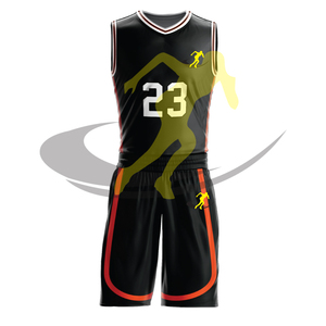 Uniformes de basket-ball réversibles pour hommes de haute qualité séchage rapide respirant ensemble de teinture de couleur unique conception sublimée personnalisée grande taille - Product Image 4