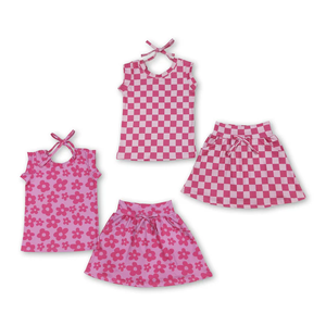 Vente directe d'usine, vêtements d'été pour bébé fille, ensembles de vêtements pour enfants, ensemble de shorts à manches courtes, vêtements pour sœurs - Product Image 5