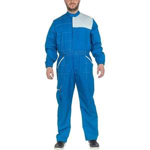 Overol de Trabajo Multibolsillos Azul Claro/Hielo de CBF Balducci Group S.p.A., Prenda Práctica, 65% Poliéster, 35% Algodón, Unisex - Product Image 2