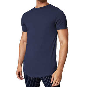 Camisetas de hombre de alta calidad, camisetas de algodón de manga corta de Color personalizado de gran tamaño liso, ropa informal en blanco para hombre - Product Image 6