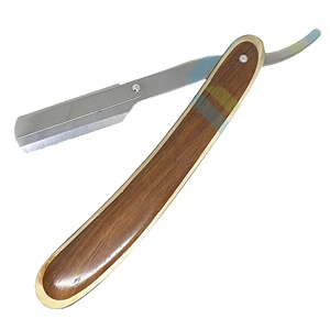 Navaja de Afeitar Desechable de Una Sola Hoja para Hombre, para Cara/Cuerpo, Uso en Barbería, Mango de Plástico Ligero, Características de Seguridad, Acero Inoxidable - Product Image 1