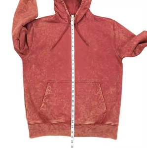 Logo personnalisé hommes lavage à l'acide sweats à capuche manches longues surdimensionné lavage à l'acide sweat à capuche vêtements de rue thermique pull lavage à l'acide sweats à capuche pour hommes - Product Image 5