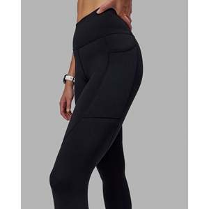 <b>High</b>-<b>Waist</b> Patterned Yoga Flared <b>Leggings</b> for Women Breathable Seamless Nylon Fitness Tights - Product Image 6