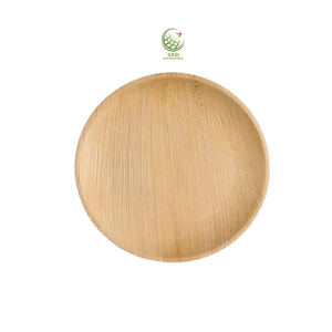 Assiette à dîner biodégradable écologique Vaisselle jetable en feuille de palmier du fabricant indien - Product Image 1