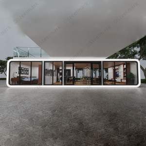 Villa Modulaire Préfabriquée Haute Qualité de 20 et 40 Pieds Entièrement Meublée, pour Habitation, Type Cabine Apple - Product Image 2