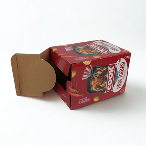Caja de Empaque de Alimentos Ecológica Impresa Personalizada |   Caja de Cartón Plegable Reciclable para Venta al por Menor, Impresión Offset, Lámina en Relieve, Kraft SBS - Product Image 4