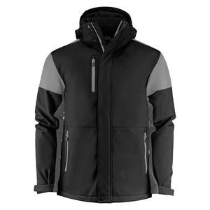 Veste Softshell matelassée pour homme, couleur personnalisée, bloc de couleur, isolée, résistante au froid, utilitaire, coupe-vent, résistante à l'eau, vestes Softshell - Product Image 3