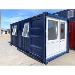 Contenedor con dos ventanas para uso en obra de construcción remota - Product Image 3