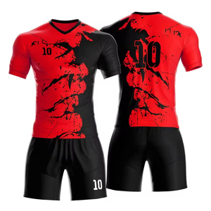 เสื้อฟุตบอลผ้าโพลีเอสเตอร์พิมพ์ลาย - Product Image 5