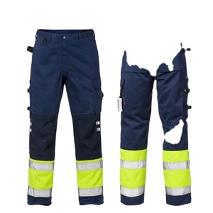 Pantalons de travail à haute visibilité réfléchissants, orange fluorescent, jaune, noir et bleu, etc. - Product Image 6