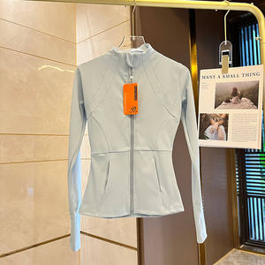 Veste de sport à manches longues pour femmes, haut de yoga - Product Image 4