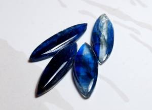 Kyanite Cabochon หินอัญมณีทรงมาคีไนต์ขัดเรียบแบบหลวมสวยงามสำหรับทำจี้ - Product Image 5