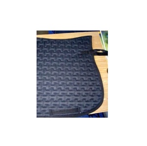 Almohadillas de sillín de caballo inglés azul marino de calidad superior de diseñador tela de taladro de poliéster/algodón equitación inglesa al por mayor - Product Image 3