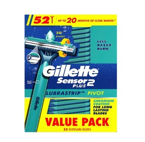 Sensor2 Plus Pivot Maquinilla de afeitar desechable para hombres Suave y fácil de afeitar Maquinilla de afeitar de doble hoja Bajo costo disponible para la venta - Product Image 6