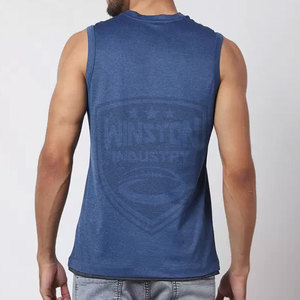 เสื้อกล้ามระบายอากาศสำหรับเล่นกีฬาของผู้ชาย2024 2025เสื้อกล้ามสำหรับเล่นยิมออกกำลังกายฟิตเนสเพาะกายพร้อมพิมพ์ดีไซน์ล่าสุดออกแบบได้ตามต้องการ - Product Image 4